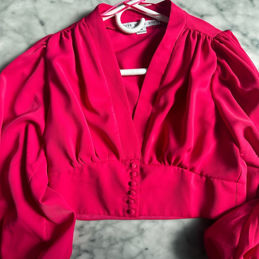 Pink dress up blouse